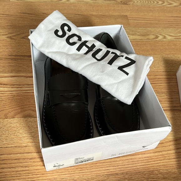 SCHUTZ Christie Leather Flats - Picture 5 of 7